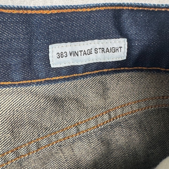 Lucky Brand Jeans Mens 34x30 Blue 363 Vintage Straight Dark Wash - Picture 5 of 15